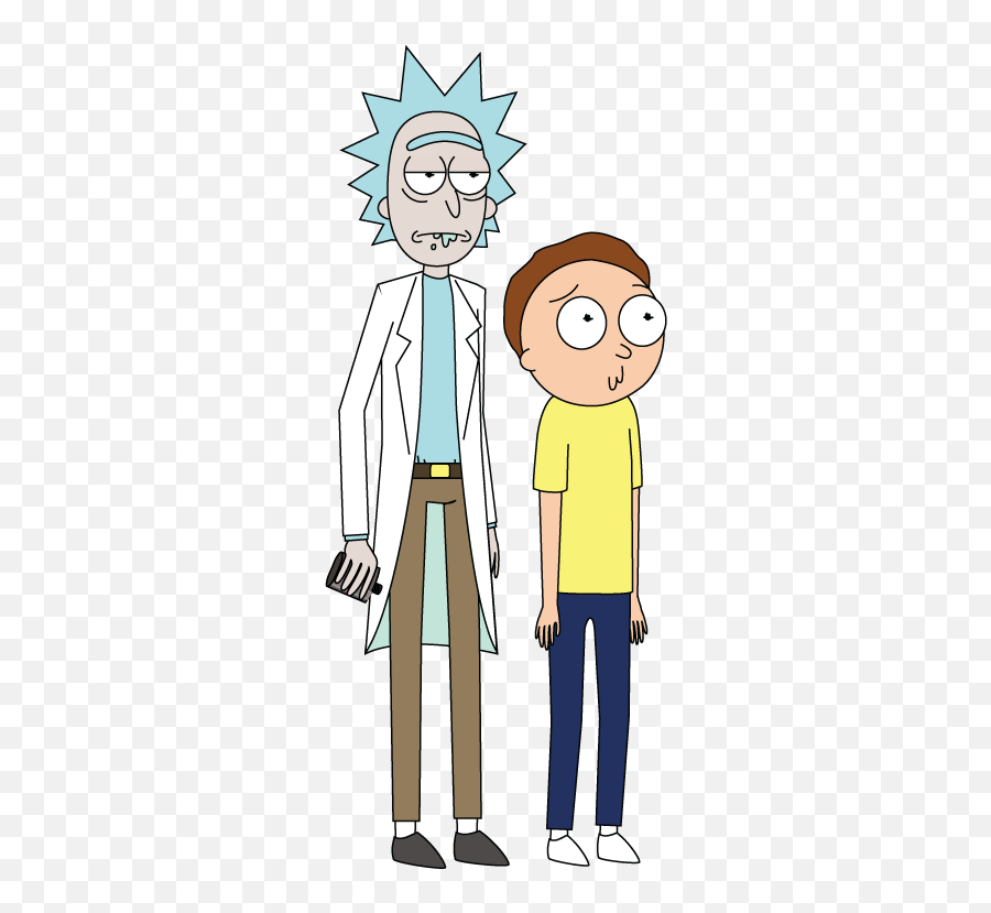 Rick And Morty Standing Transparent Png - Rick E Morty Png,Rick And Morty Png