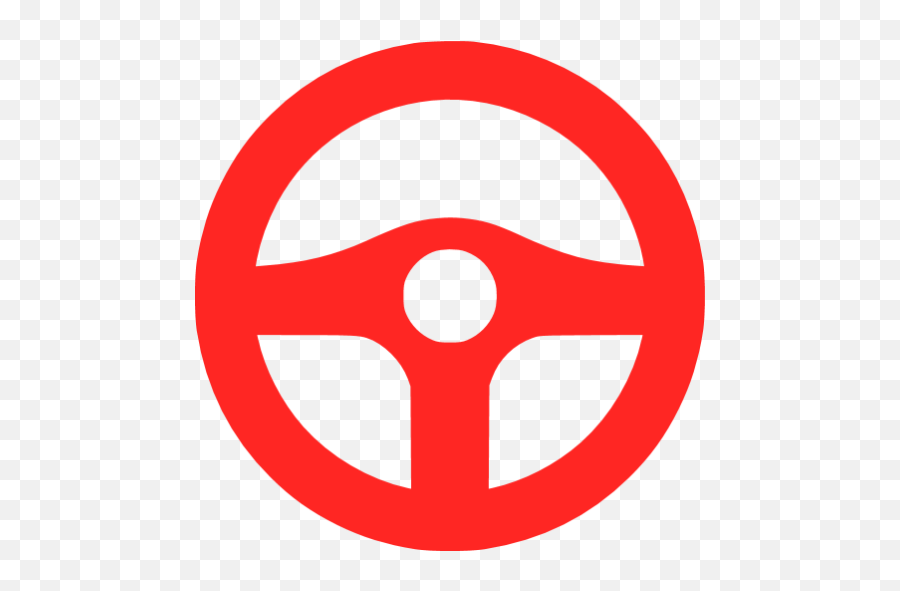Steering Wheel Icons - Red Steering Wheel Graphic Png,Steering Wheel Icon Png