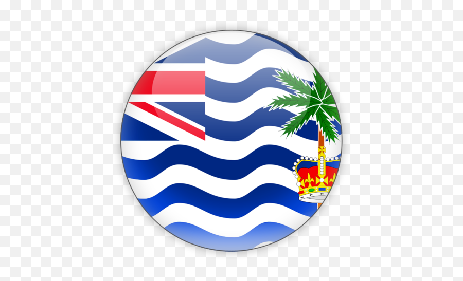 Download British Indian Ocean Territory - British Indian Ocean Territory Flag Round Png,British Flag Icon