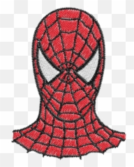 Face Mask Png Download - Spider Man Drawing Face,Spiderman Face Png