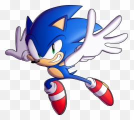 Sonic the Hedgehog transparent image download, size: 3200x4000px