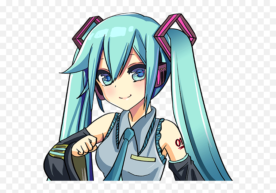 How To Draw Hatsune Miku - Really Easy Drawing Tutorial Easy How To Draw Hatsune Miku Png,Vocaloid Icon