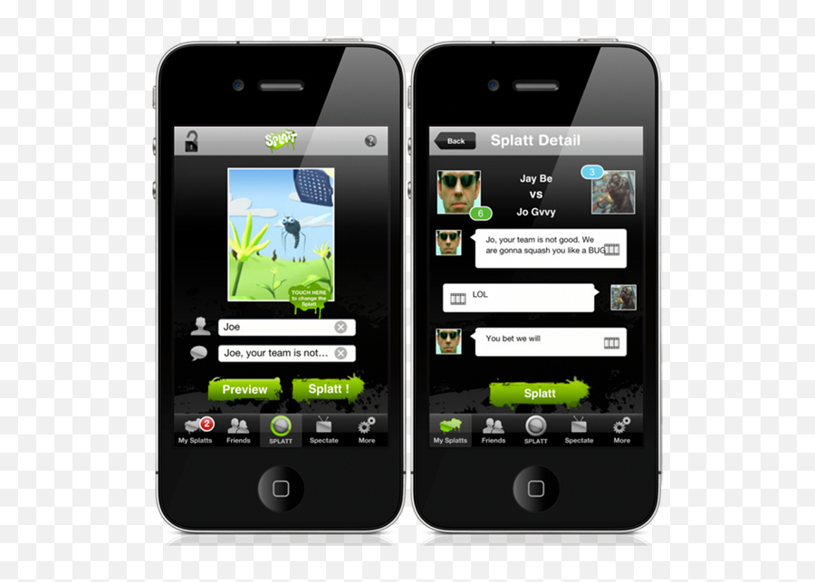 Splatt App For Iphone And Android Aims To Bring Text - Technology Applications Png,Icon Skin Iphone 4s