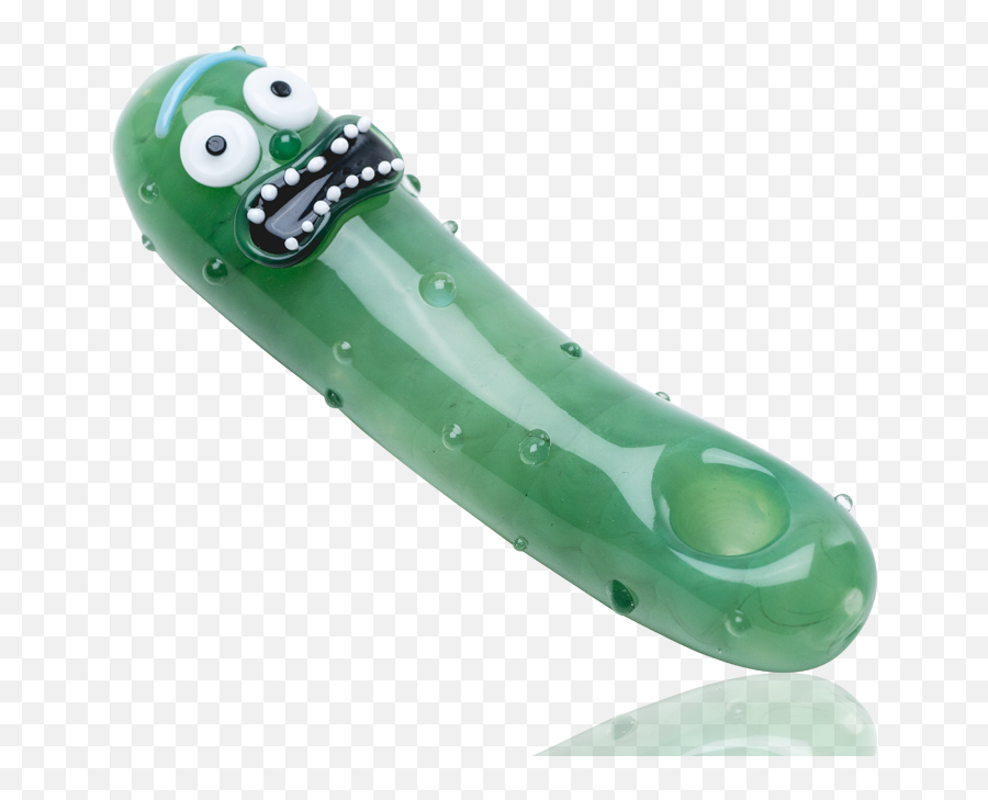 Empire Glassworks Pickle Rick Hand Pipe - Pickle Rick Crack Pipe Png,Mario Pipe Png