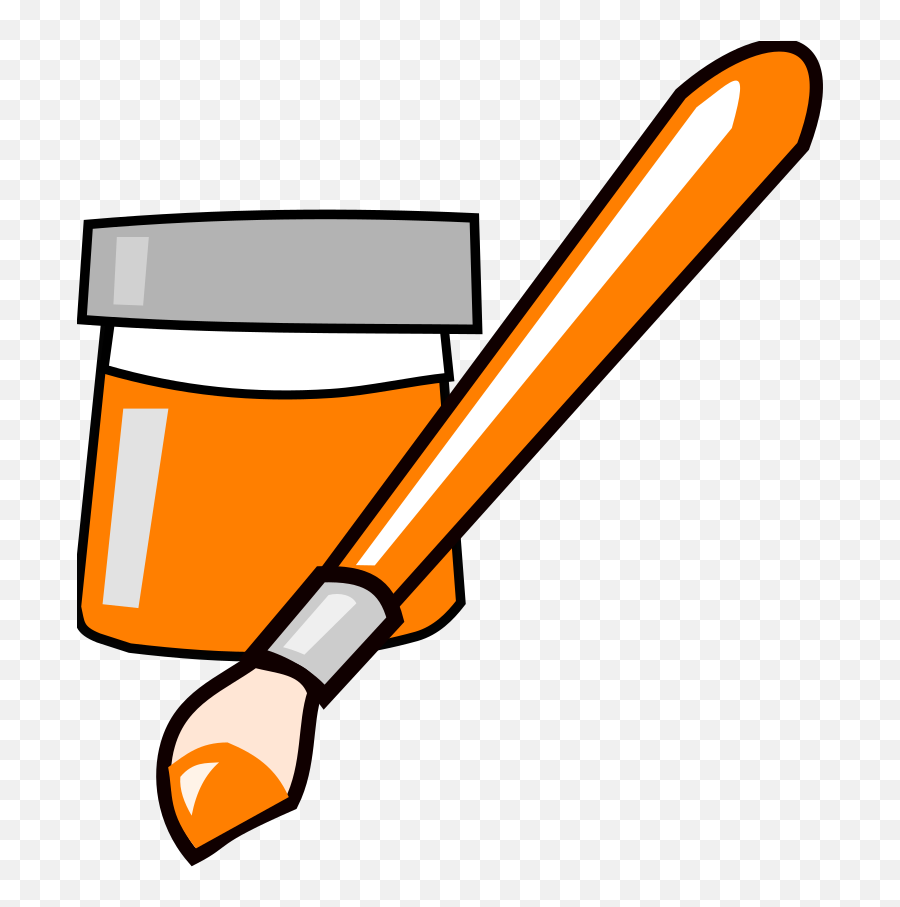 Paint Brush Png Svg Clip Art For Web - Download Clip Art Red Paint Clipart,Brush Tool Icon