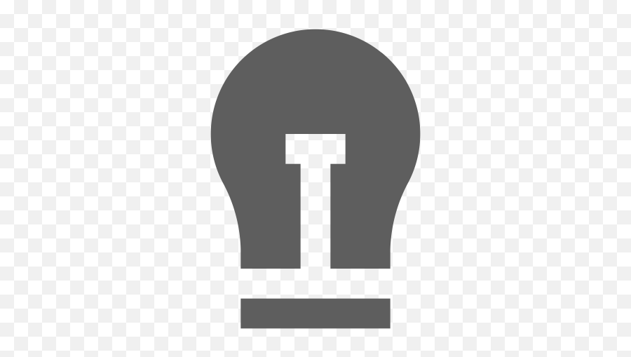 Gray Light Bulb Icon - Light Png,Light Buld Icon