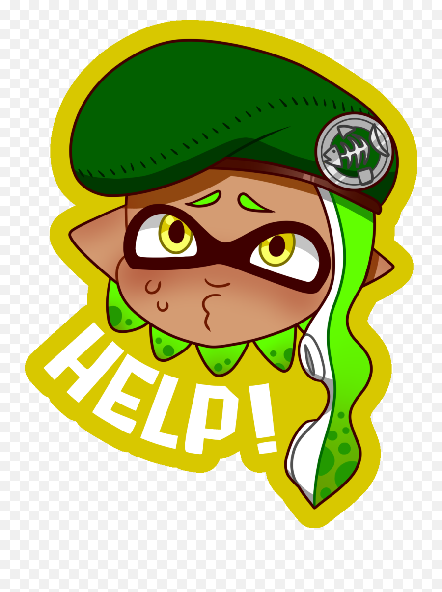 Splatoon Inkling Expression Stickers Yourheroserene - Splatoon Stickers Png,Splatoon 2 Icon