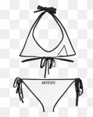Antistate Cornerstone Bikini White U2013 - Bikini png