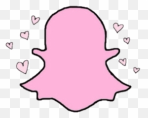 Snap Chat Snapchat Pink 284232140039211 By Stickersyuh - Snap Logo With Hearts png