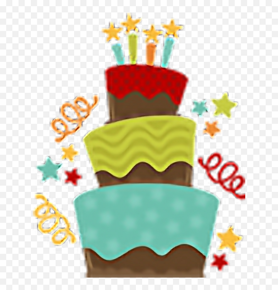 Cake Birthday Happybirthday Freebie Png - Cute Birthday Cake Clipart,Birthday Cake Clipart Transparent Background