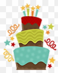 Cake Birthday Happybirthday Freebie Png - Cute Clipart