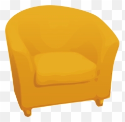 Sofa Single Transparent Png Clipart - Cartoon