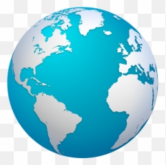 Digital Earth Transparent Background - Globe Png