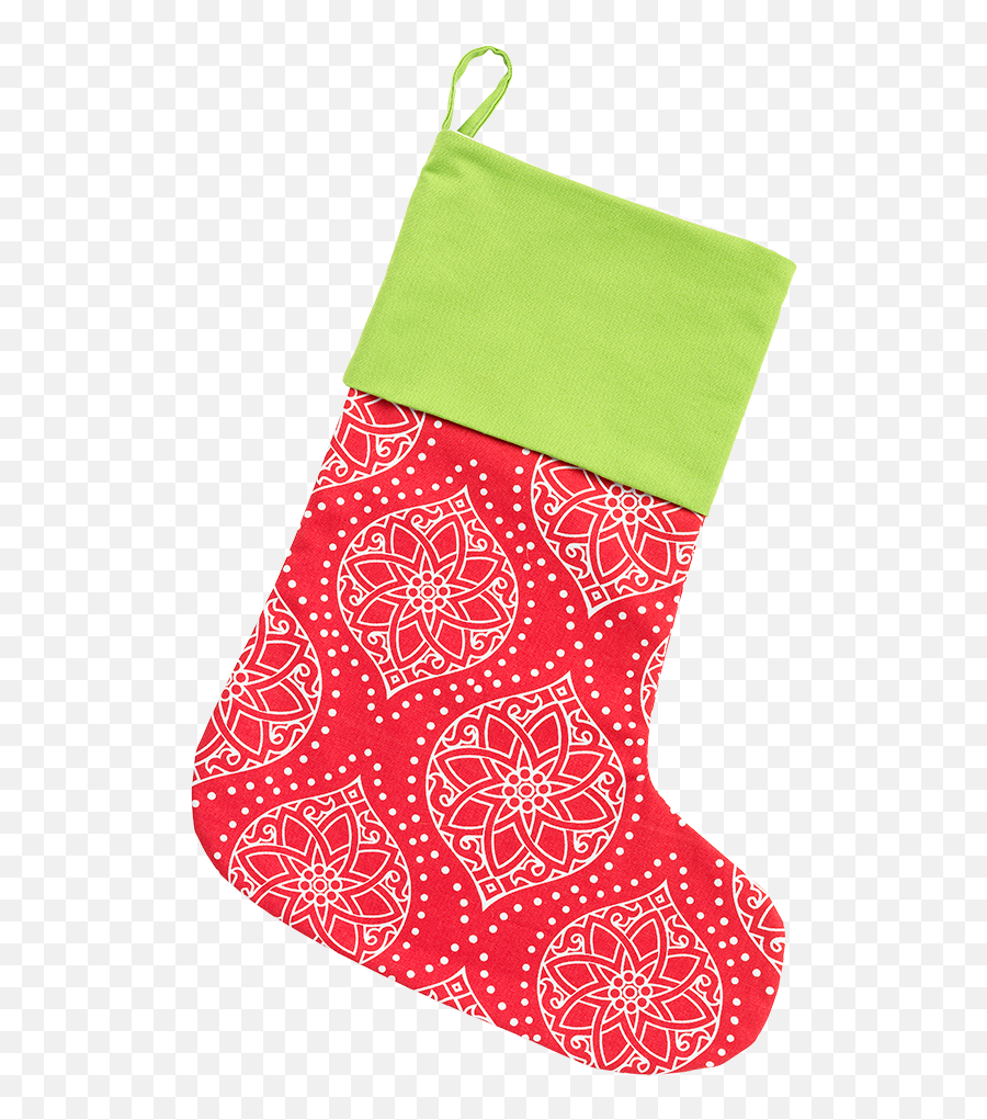Socks Clipart Transparent Background - Classic Natural Christmas Stocking Png,Christmas Clipart Transparent Background