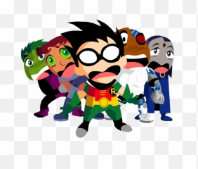 Teen Titans Games Funny Pic Wallpaper - Teen Titans Chibi Png,Teen Titans Logo Png