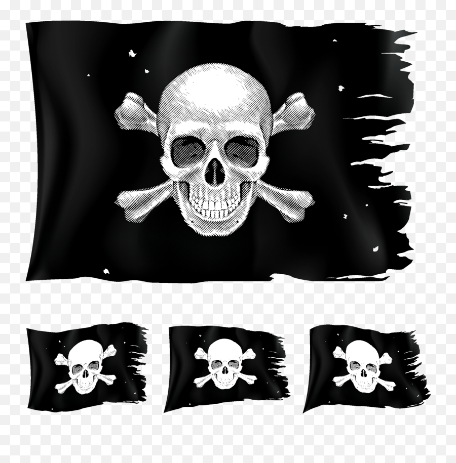 Jolly Roger Piracy Clip Art - Pirate Flag Png Download Pirates Flag Png,Pirate Flag Png