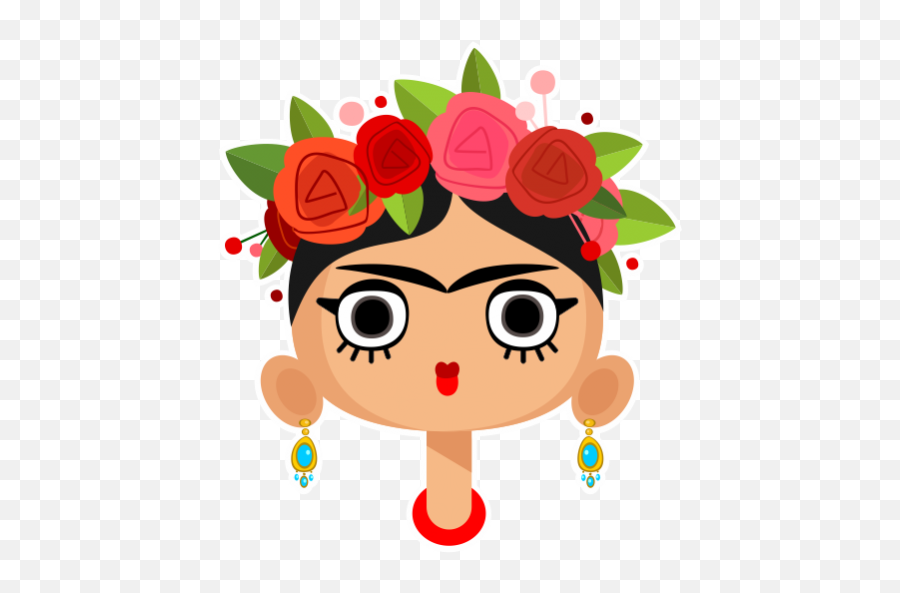 Sticker Maker - Frida Kahlo Cool Stickers Stickers Para Whatsapp Frida Png,Frida Kahlo Png