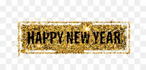Gold Sequin - Calligraphy png