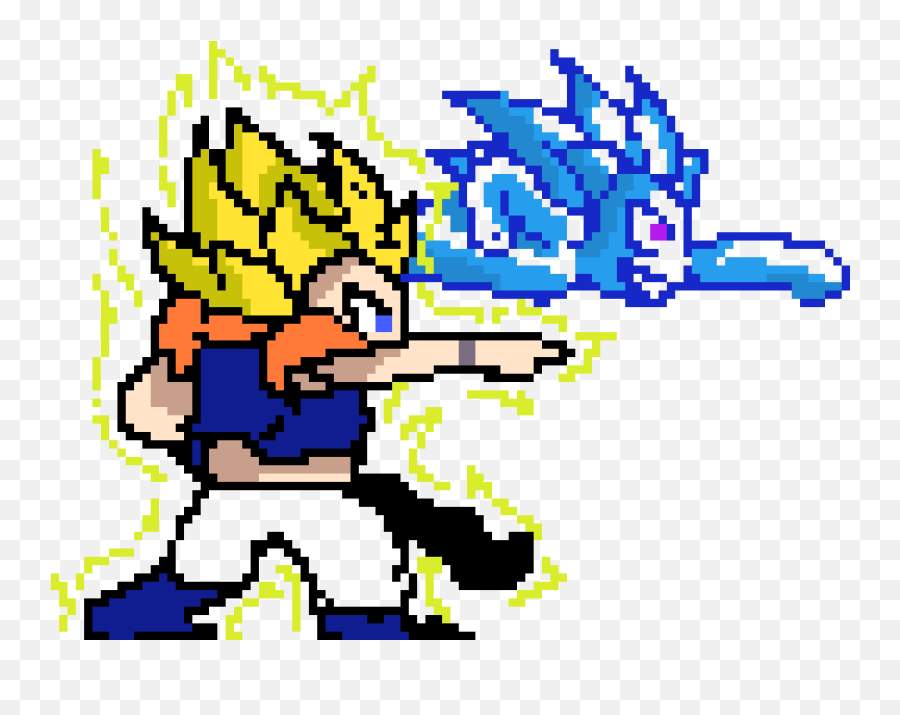 Gotenks Pixel Art Maker - Gotenks Pixel Art Png,Gotenks Png