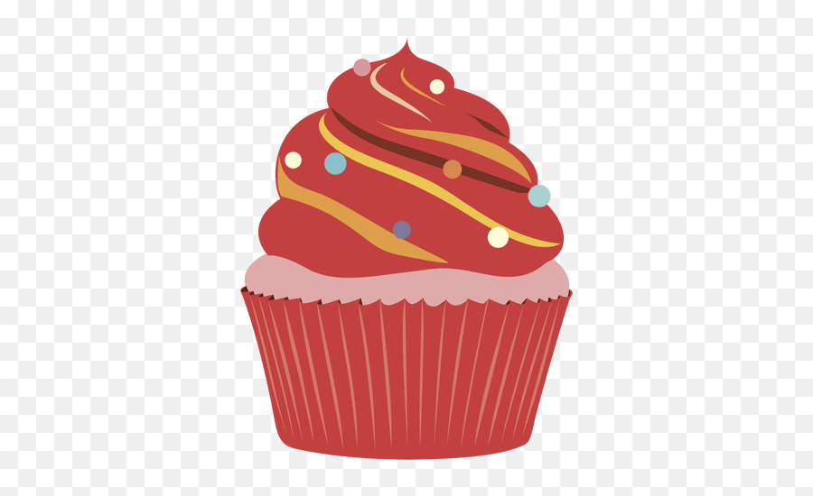 Vector Cupcakes Animated Transparent - Red Velvet Cupcake Clipart Png,Kek Png