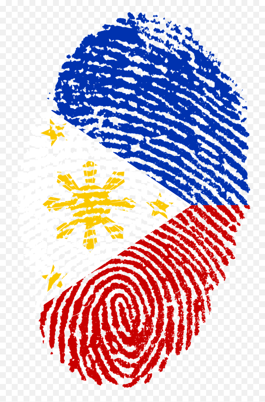 Philippines Flag Fingerprint - Free Image On Pixabay Philippine Flag Fingerprint Png,Thumb Print Png
