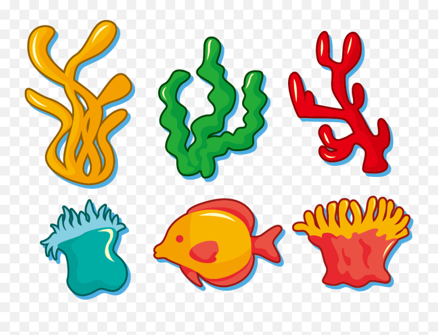 Download Clipart For Seaweed Png Image - Coral Reef Vector Png,Seaweed Png