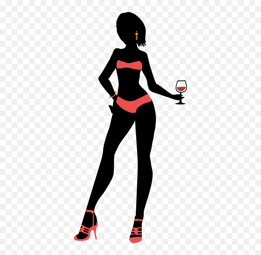 Download Free Png Bikini Wine Girl - Dlpngcom Bikini Model Vector Png,Girl In Bikini Png