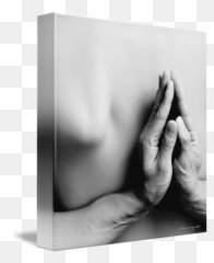 Praying Hands Black White By John Corney - Tasteful And png