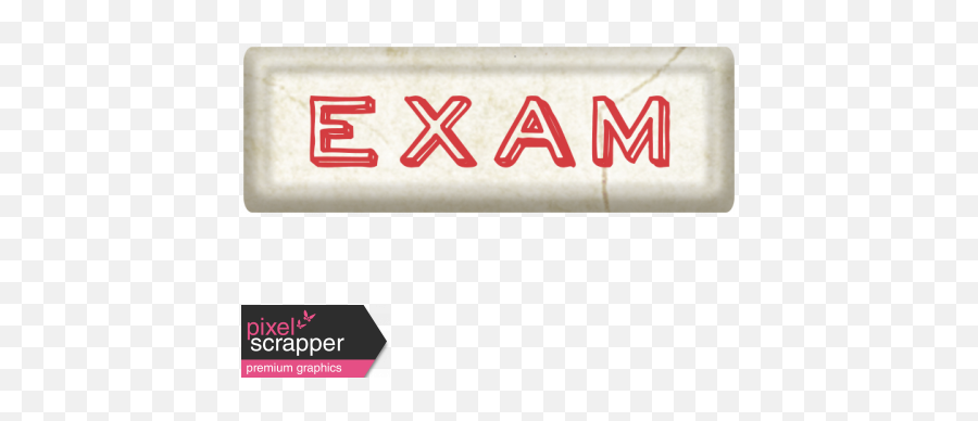 Exam Word Art Graphic By Janet Scott Pixel Scrapper - Wallet Png,Exam Png
