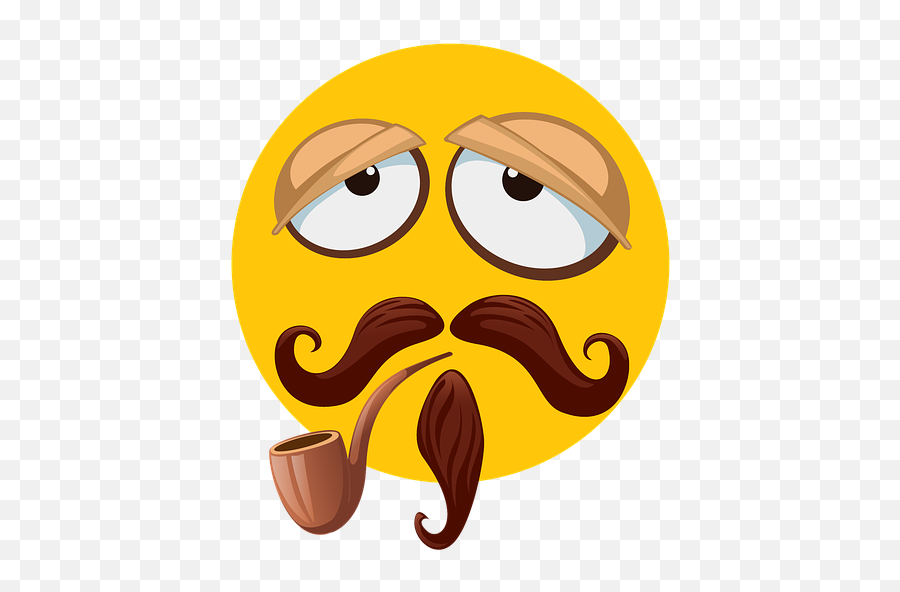 Mustache Beard Lazy - Moustache And Goatee Emoji Png,Sleeping Emoji Png