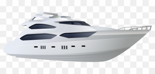 Download Yacht Clipart Png Black And White - Yacht Clipart Png,Ship Transparent Background