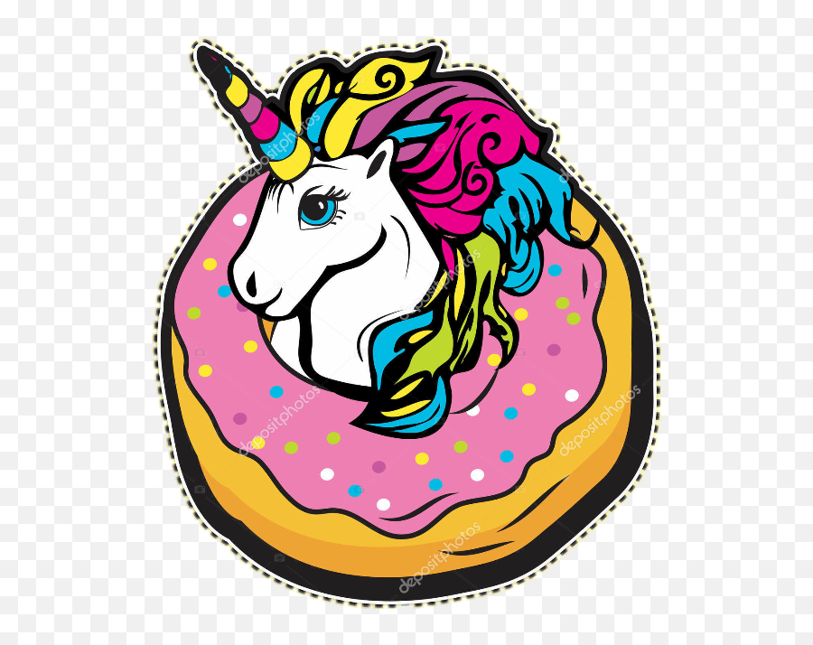 Pop Art Unicornio Clipart - Full Size Clipart 455466 Arcoiris Donas De Unicornio Png,Unicornio Png