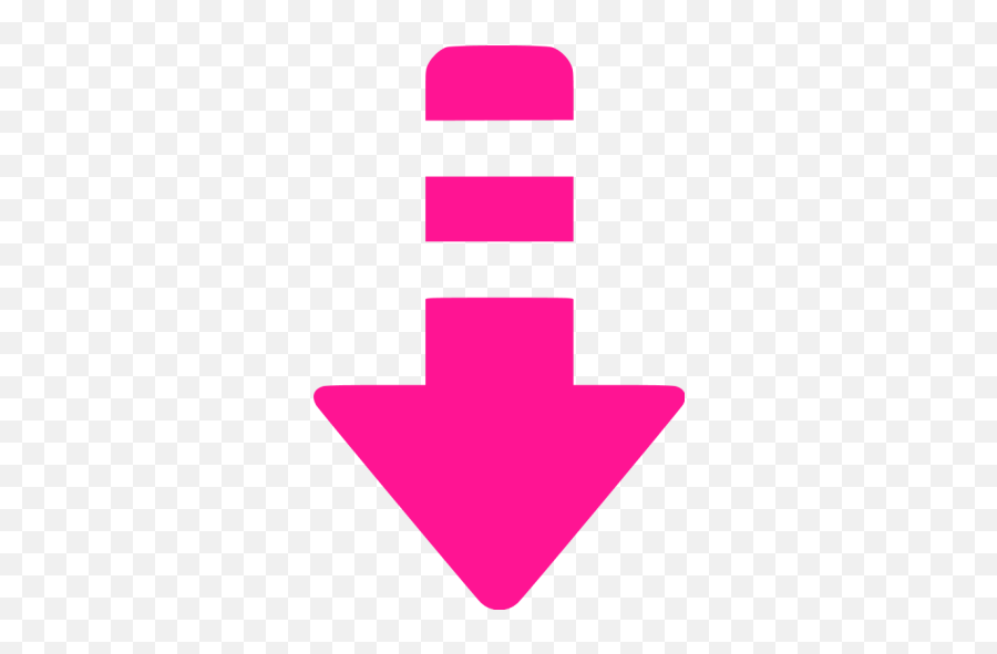 Deep Pink Arrow Down 6 Icon - Free Deep Pink Arrow Icons Arrow Down Gif Png,Transparent Arrow Image