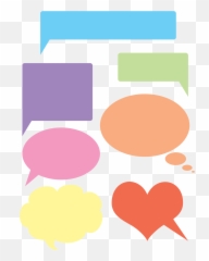 Colorful Speech Bubbles Free Stock Photo - Public Domain png