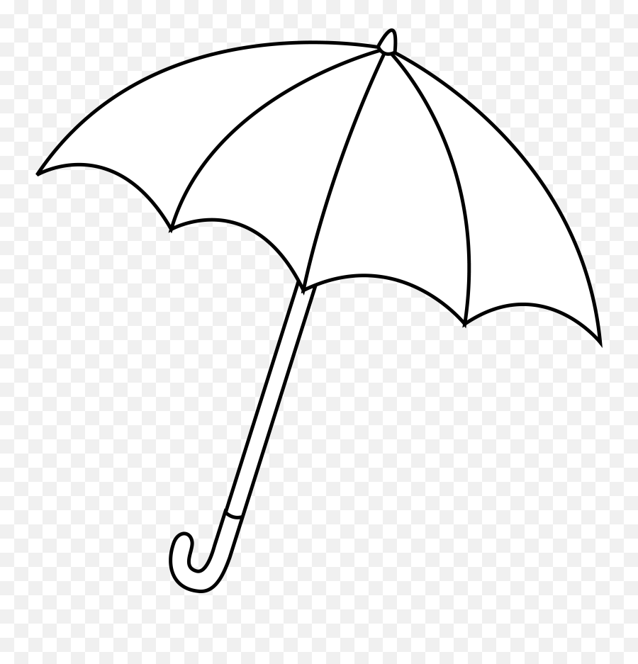 Umbrella Clipart Black And White - 45 Cliparts White Umbrella Black Background Png,Umbrella Transparent Background