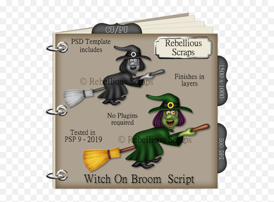 Download Witch - Full Size Png Image Pngkit Clip Art,Broom Png