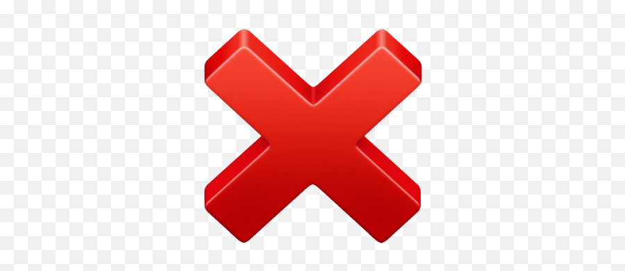 Red Cross Free Png Transparent Image - Red X Emoji Png,X Mark Transparent Background