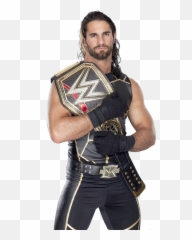 Seth Rollins Wwe World Heavy Weight - Wwe Seth Rollins And Sasha Banks Png,Seth Rollins Png