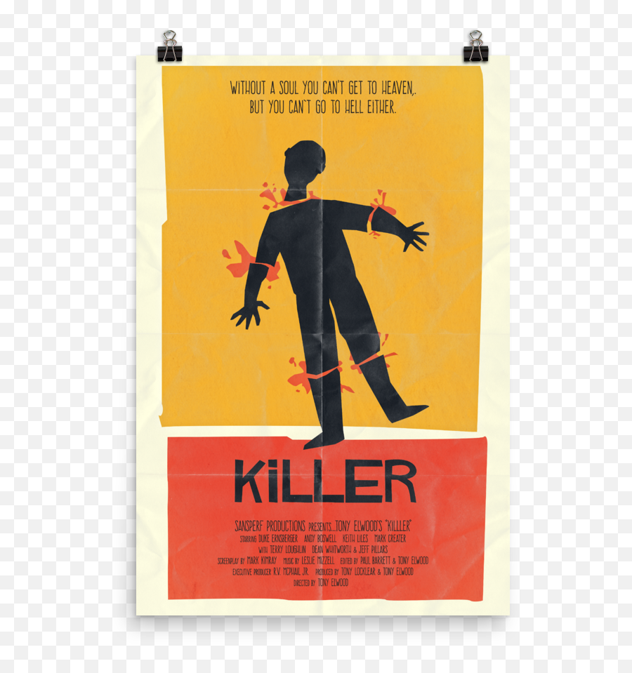 Killer Vintage Movie Poster - Book Cover Png,Movie Poster Png
