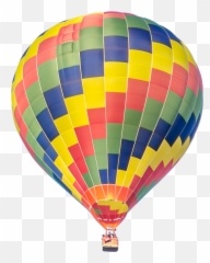 Colorful Hot Air Balloon Transparent - png