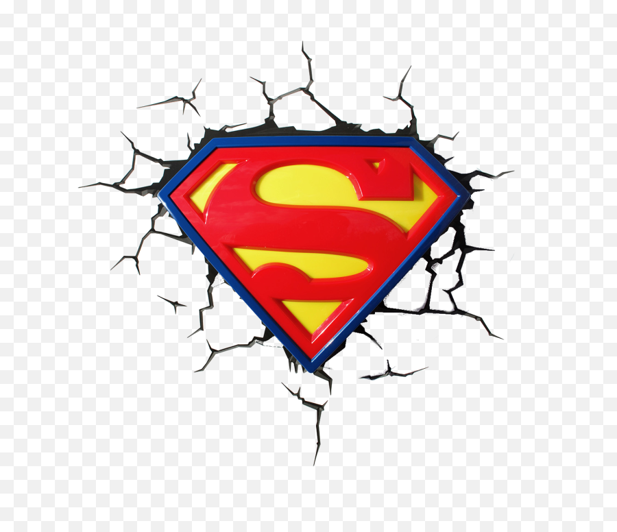 Dcics Superman Logo 3d Light Zing Pop - Transparent Background Superman Logo Png,Supermans Logo