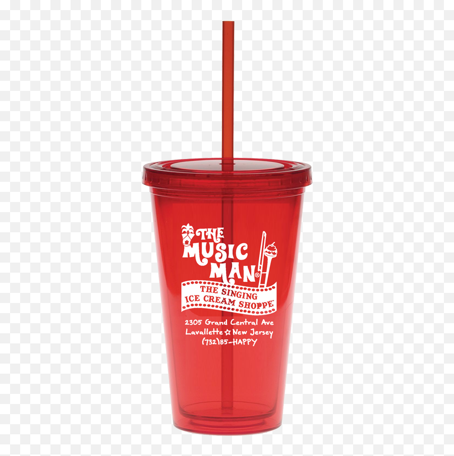 The Music Man Singing Ice Cream Shoppe - Lid Png,Tumbler Png