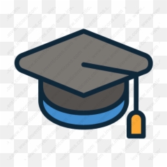 Download Graduate Cap Vector Icon Inventicons - Square Academic png