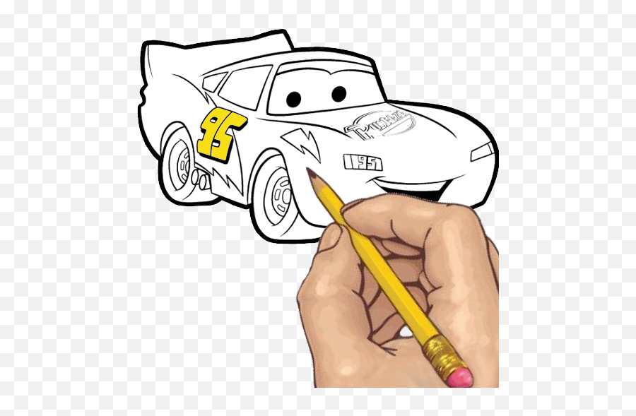 How To Draw Cars Movie Characters - T Draw Anime Characters Png,Cars Movie Png