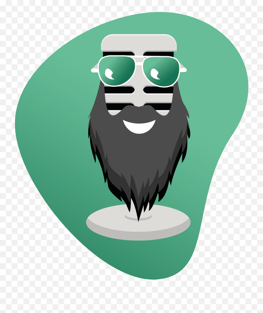 People Following Jdrzej Paulus - Fictional Character Png,Beard And Glasses Logo