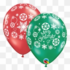 11q Assorted Christmas Snowflakes 50 Count - Havinu0027 Latex Balloons Qualatex png