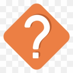 Orange Square Question Mark Icon Ad Paid - Chattushringi Temple png