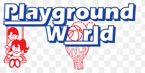 Playsets Trampolines Basketball Hoops Surfaces - Playground World Logo png