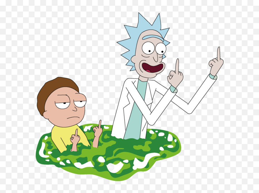 Rick And Morty Png Transparent 7 - Rick And Morty Sticker,Rick And Morty Png