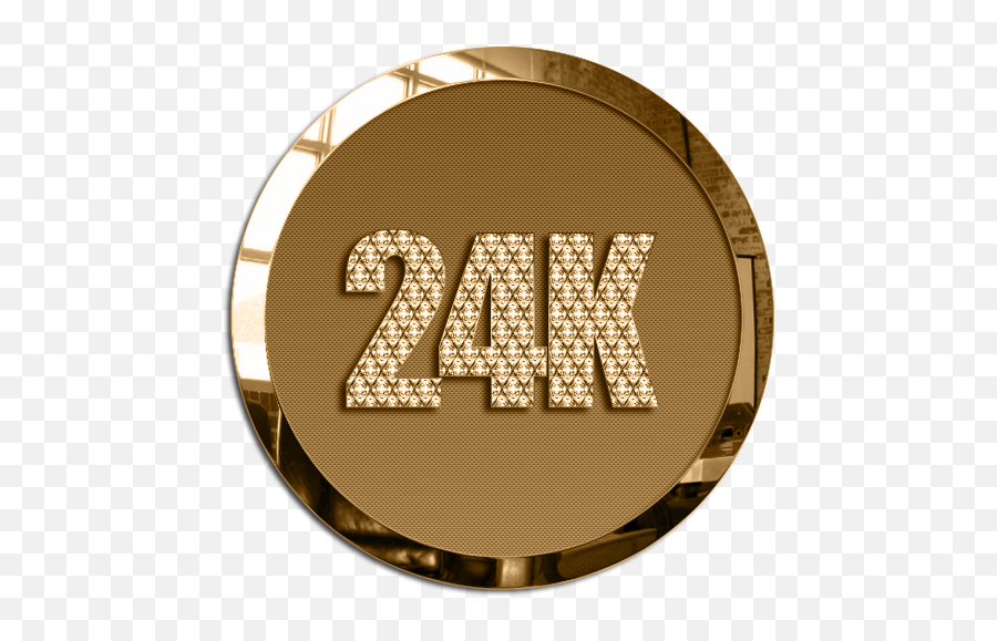 24k Round Icon Pack - 24k Gold Icon Png,Play Store Round Icon